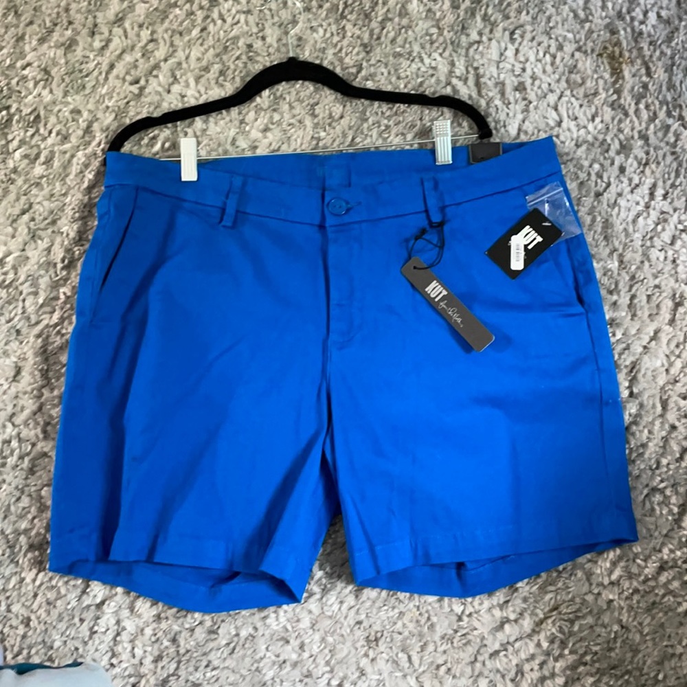 Kut from the Kloth royal blue Bermuda shorts